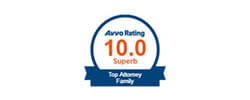 Avvo Rating 10 Superb Badge 2019